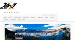 Desktop Screenshot of 24x7cabs.com