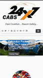 Mobile Screenshot of 24x7cabs.com